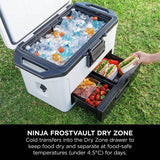 Ninja FrostVault Hard Cooler 47L White - British product