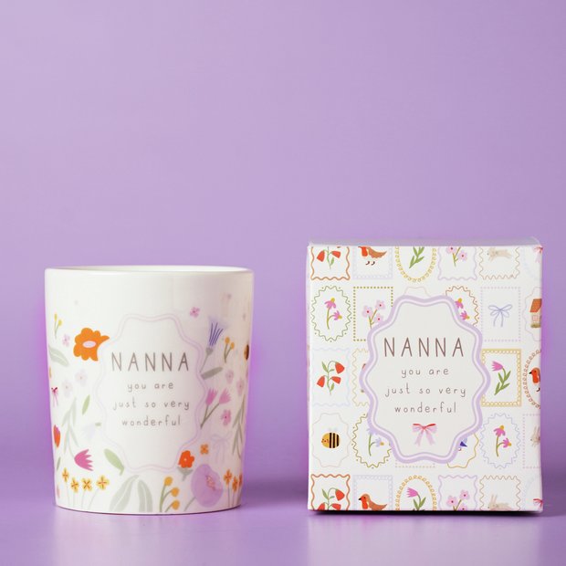 Widdop Love Life ceramic Nanna candle 190g (British brand)