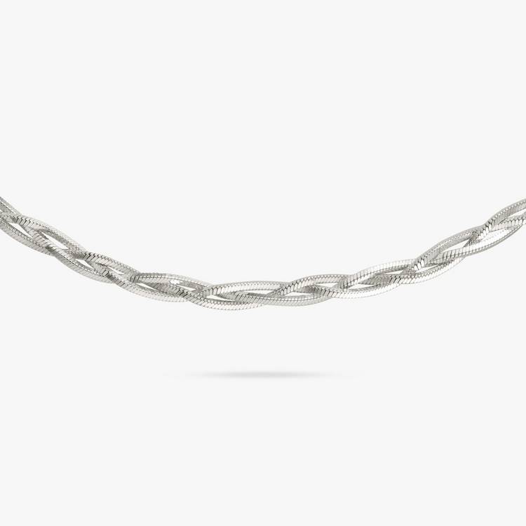 Revere sterling silver braided bracelet 20cm (British brand)