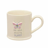 Widdop ceramic mug Mummy raised butterfly 290ml (British brand)