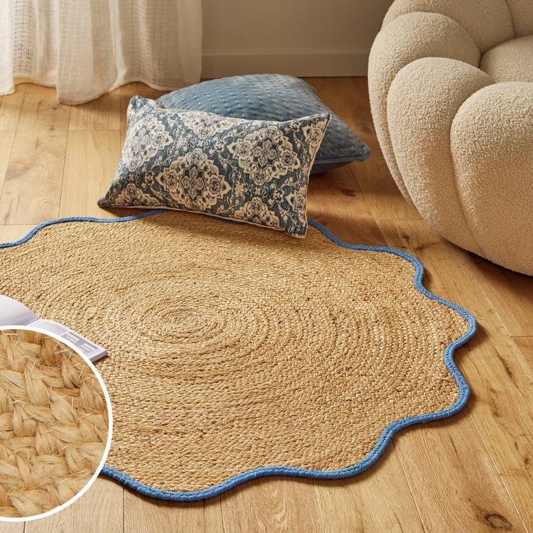 Argos Home wiggle jute rug 100cm - British product