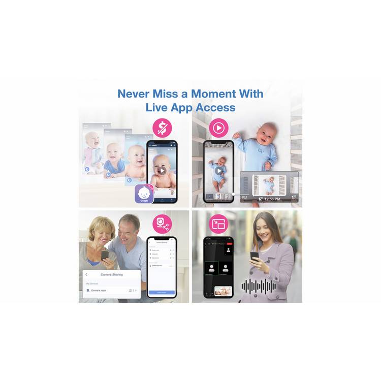 VTech RM4760 smart video baby monitor - British product