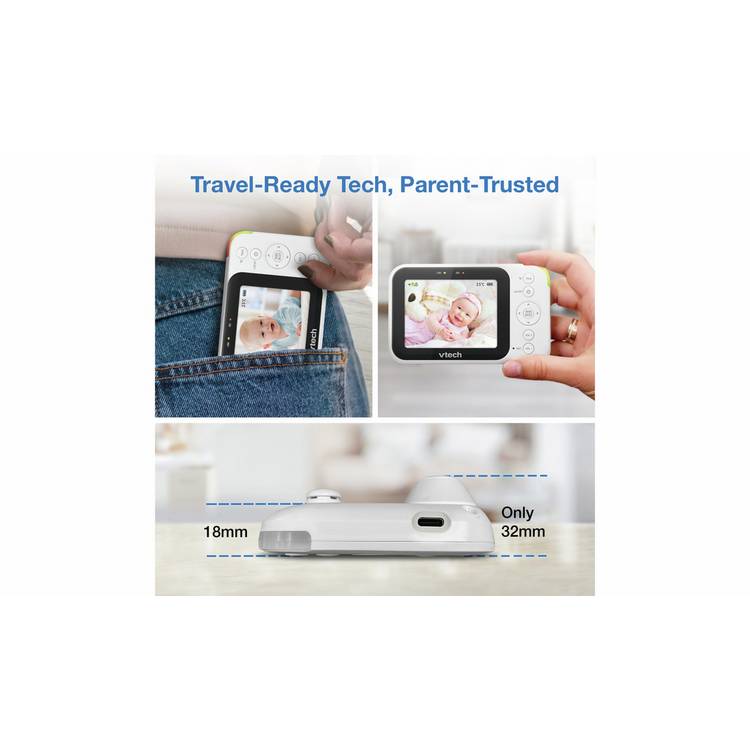VTech RM4760 smart video baby monitor - British product