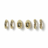 Argos Freedom Gold-tone 3pk Smooth Medium Hoop Earring- Buy online at McGrocer