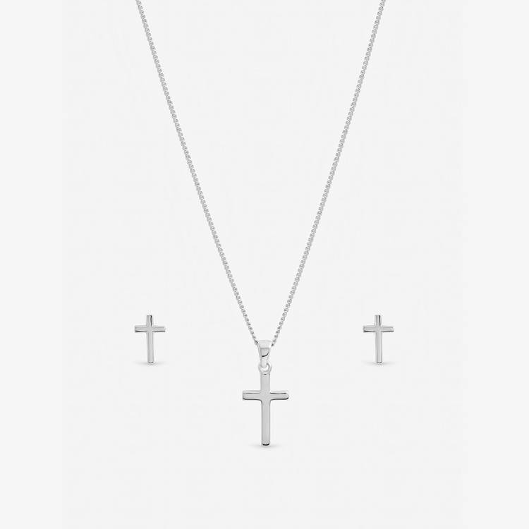 Inicio cross set in silver plating, imported from the UK