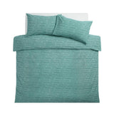 Argos Home bedding set teal stripe single - British product