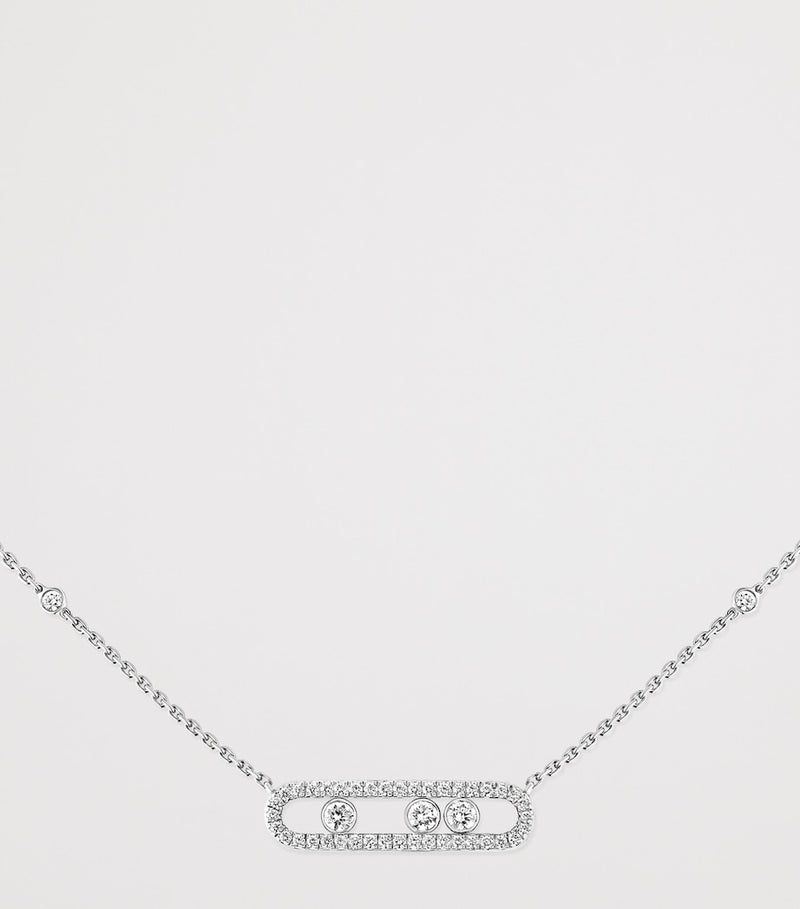 Messika Move Classique diamond pendant necklace, 0.33 carat, UK version