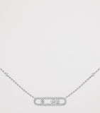Messika Move Classique diamond pendant necklace, 0.33 carat, UK version