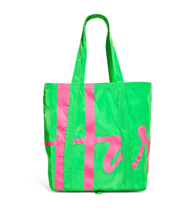 Harrods Harrods Logo Pocket Shopper Bag - 14.5cm x 14.5cm x 1.5cm- Buy online at McGrocer