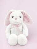 Babyblooms personalised bunny gift set with muslin wraps, imported from the UK