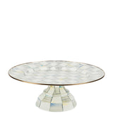 Harrods MacKenzie-Childs Sterling Check Pedestal Platter- Buy online at McGrocer