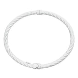 Revere sterling silver hinged twist bangle, UK version