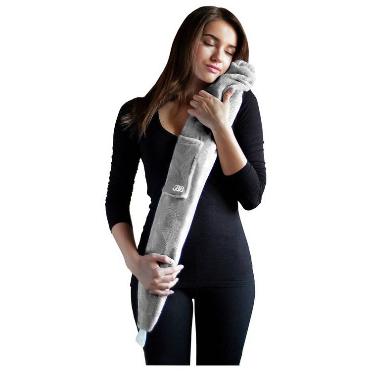 YUYU Body Hot Water Bottle in Grey (British brand)