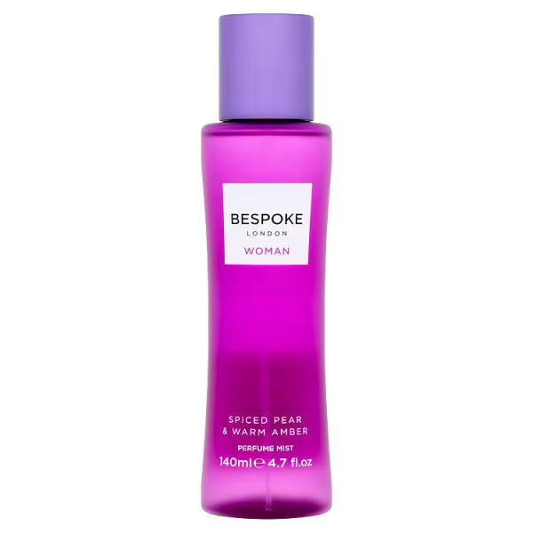Bespoke Woman Spiced Pear Warm Amber Perfume Mist 140ml - British product