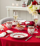 Villeroy & Boch Toy's Delight Anniversary porcelain mugs set of 4 (British brand)