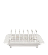 Harrods Greggio Silver-Plated Georgian Toast Rack- Buy online at McGrocer