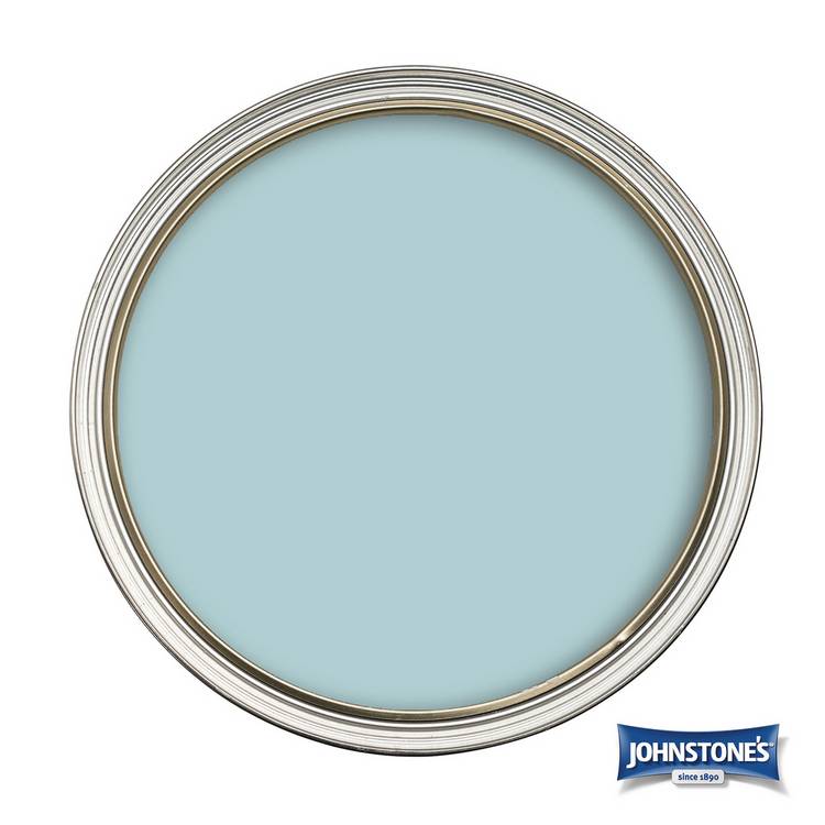 Johnstone's 5L matt paint New Duck Egg, imported from the UK