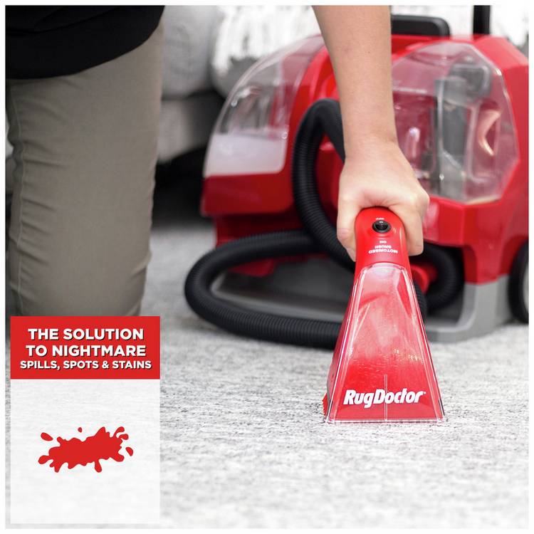 Rug Doctor spot portable cylinder carpet cleaner (British brand)