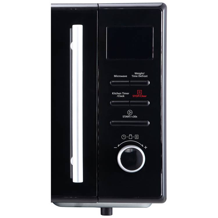 De'Longhi black microwave 900W 25L (British brand)