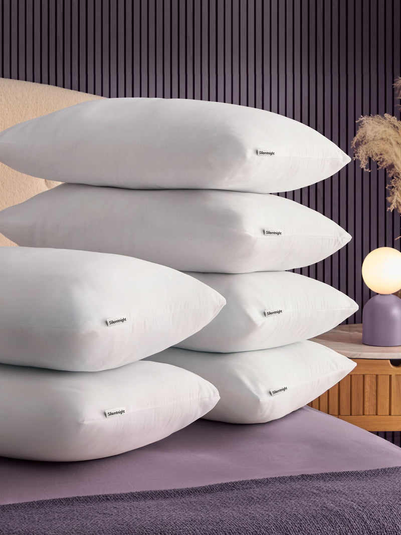 Silentnight Medium Deep Sleep Pillows 6 Pack (British brand)