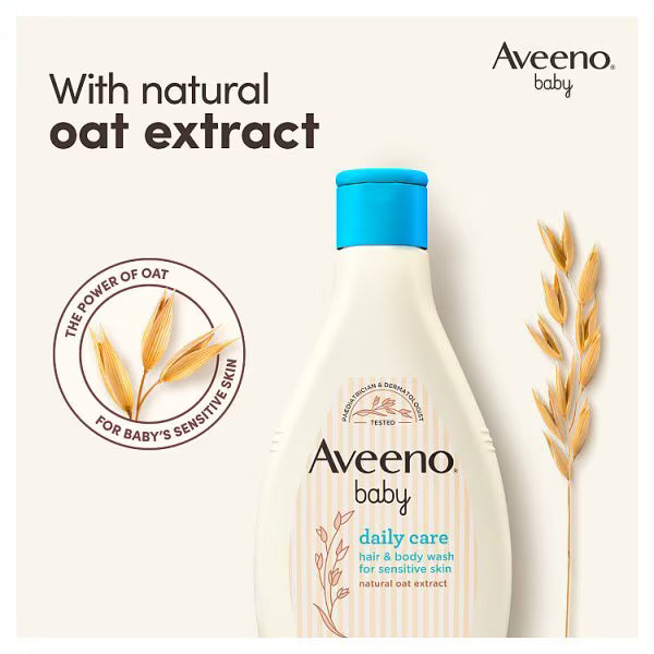 Aveeno Baby Hair and Body Wash Daily Care 250ml - British product