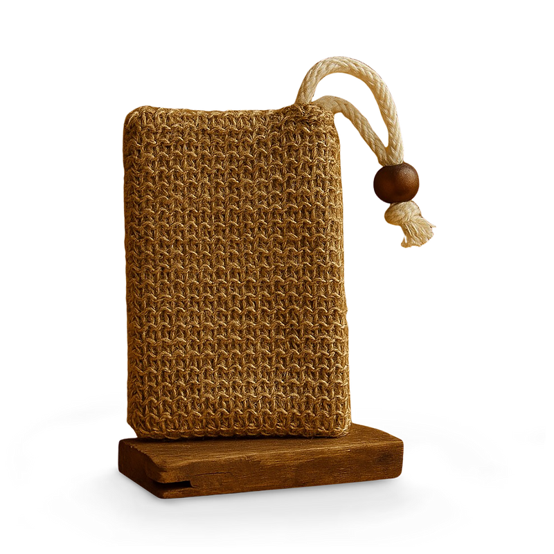 Jute soap saver bag exfoliating (British brand)