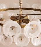 Soho Home Lorenzo chandelier pressed glass antique brass (British brand)