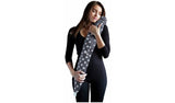 YUYU body hot water bottle in grey polka - British product