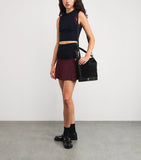 Sandro Paris suede Tangoso bucket bag with gold-tone hardware - British product