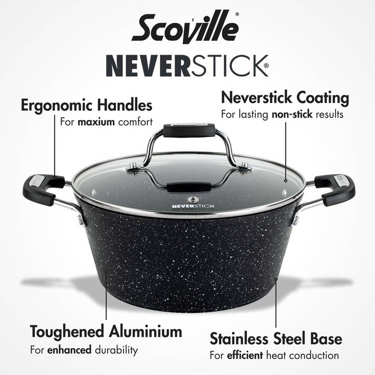 Scoville aluminium stock pot 24cm, UK version