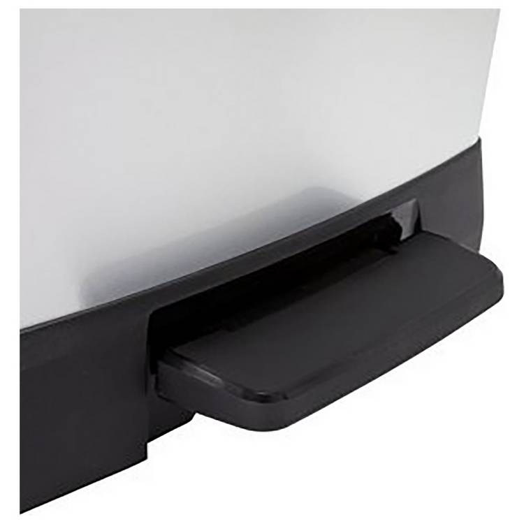 Curver silver pedal bin 50L, UK version