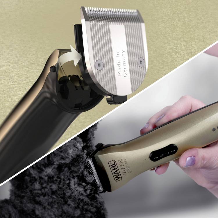 Wahl Super Groom cordless dog clipper and trimmer kit, UK version
