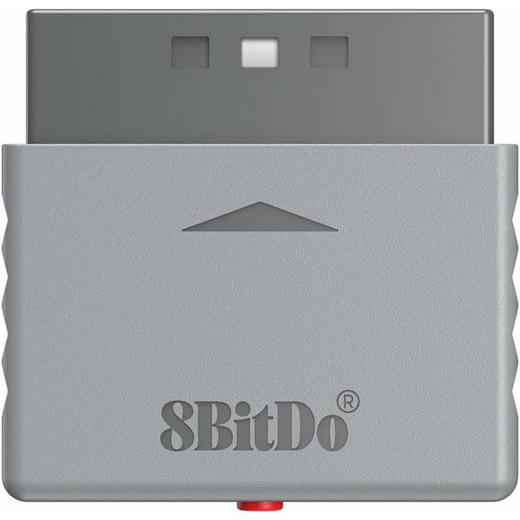 8BitDo Retro Receiver for PS1 and PS2 compact adapter - British product