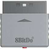 8BitDo Retro Receiver for PS1 and PS2 compact adapter - British product