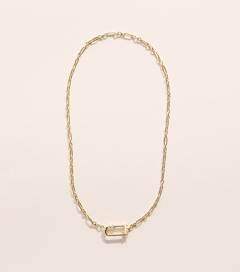 Jade Trau Georgie Lock necklace, imported from the UK