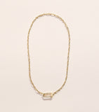 Jade Trau Georgie Lock necklace, imported from the UK