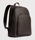Carl Friedrik Ayrton leather backpack with laptop compartment - British brand