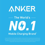 Anker power bank with built-in USB-C cable 20,000mAh - British product