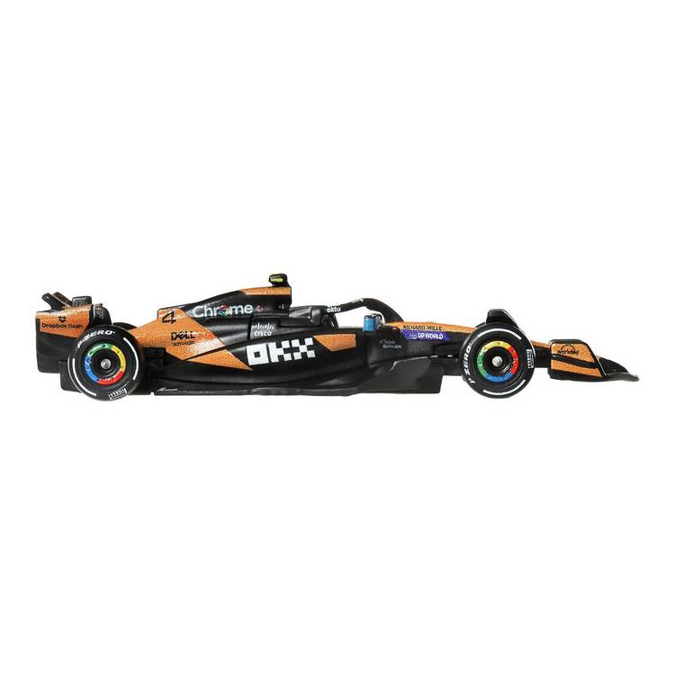 Hot Wheels F1 collectible Lando Norris styled toy car 1:64 scale, imported from the UK