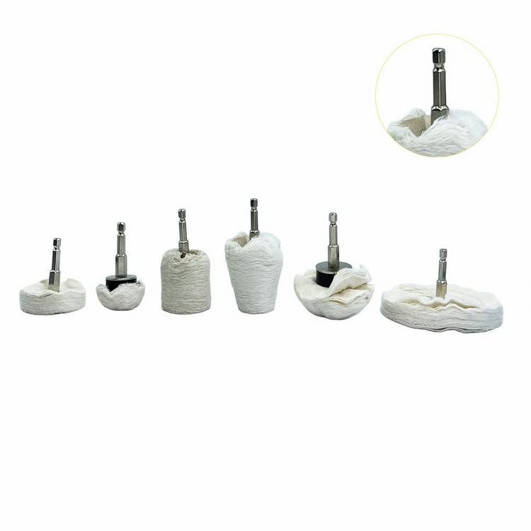 Rolson 6-piece polishing and buffing pads (British brand)