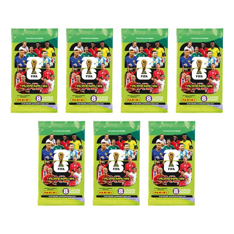 Panini trading cards FIFA World Cup 2026 60 cards, imported from the UK