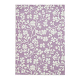 Catherine Lansfield floral short pile rug 80x150cm, UK version