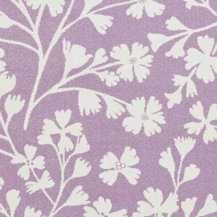 Catherine Lansfield floral short pile rug 80x150cm, UK version
