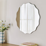 Argos Argos Home Frameless Wavy Edge Round Wall Mirror - 60x60cm- Buy online at McGrocer