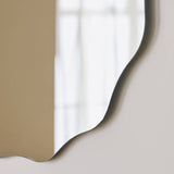Argos Home wavy edge round mirror 60x60cm, imported from the UK