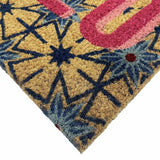 Mighty Mats hello tile cut pile doormat 40x60cm, imported from the UK