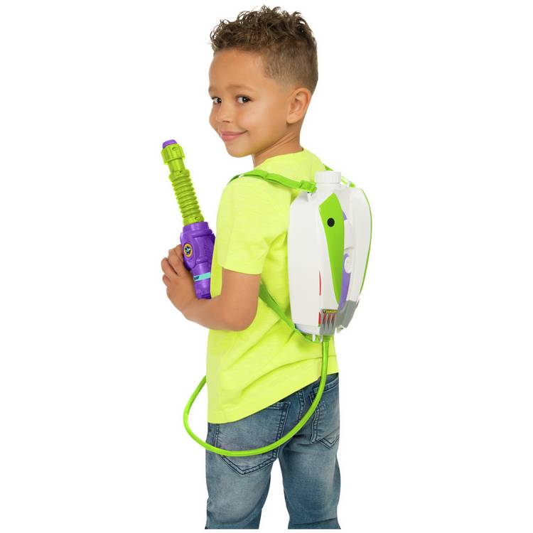 Toy Story Buzz Lightyear water blaster backpack, UK version