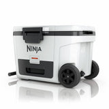 Ninja FrostVault wheeled cooler 45QT white, imported from the UK
