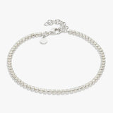 Argos Revere Sterling Silver White Tennis Bracelet- Buy online at McGrocer