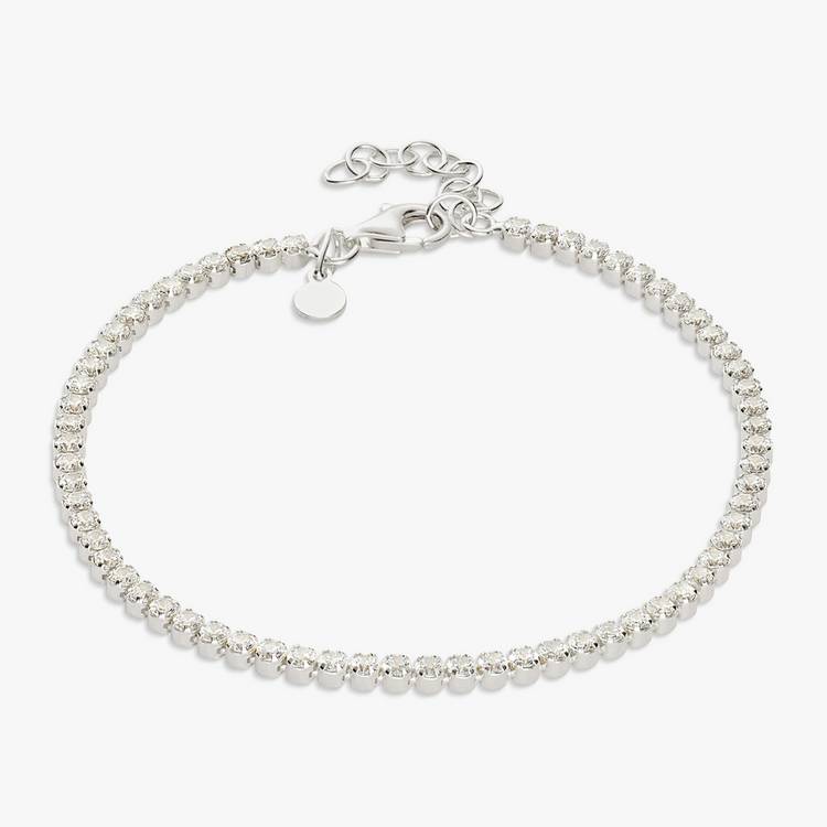 Revere sterling silver white tennis bracelet - British brand